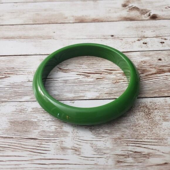 Vintage Bracelet / Bangle - Green - Picture 3 of 4